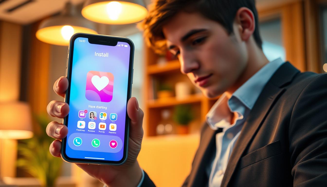 Install dating app in seconds