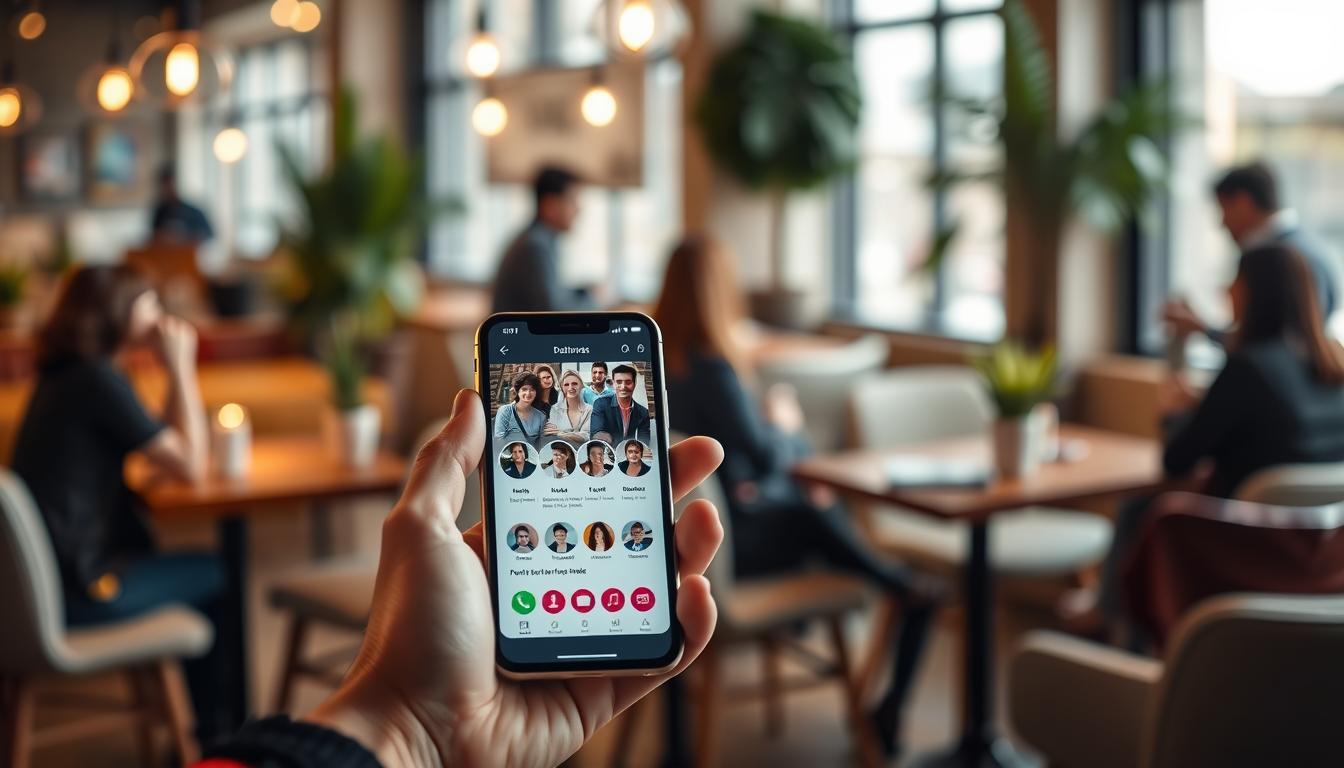 Quick access dating app