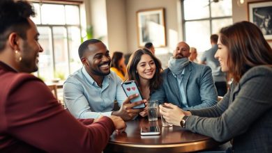 Start using dating app